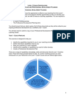 Virtual Workshop 3 - Coach Profiling and Professional Development Planning Paperwork - Writable