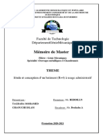 Memoire Etude Et Conception D'un Bloc Administratif R 4 en Charpente