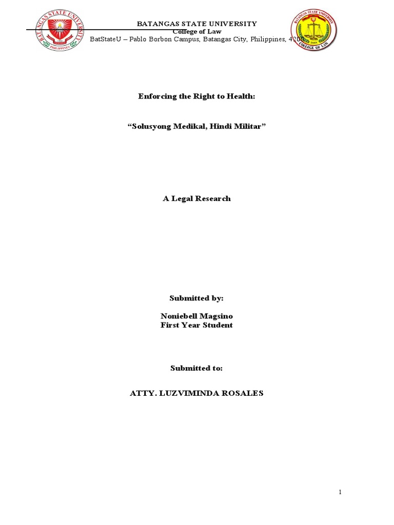 Right to Health in COVID-19 Response | PDF | Human Rights | Applied Ethics