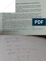 Solvtions of Partial: Differential