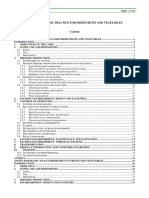 Code of Hygienic Practice For Fresh Fruits and Vegetables: Content