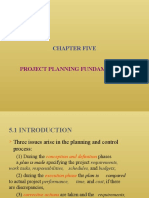 Chapter Five: Project Planning Fundamentals