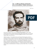 Ziaristionline - Ro-Elogiu Transilvaniei de Mircea Eliade 22 Aprilie 1986 Şi Un Detractor de Bucătărie Cătălin Avramescu