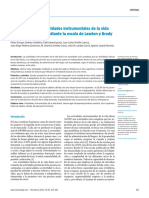 Valoración de Las AIVD Tras Un Ictus Mediante La Escala de Lawton y Brody