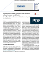 Tono muscular normal consideraciones generales e importancia en rehabilitación