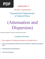 4th Attenuation and Dispersion