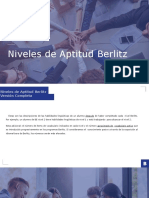 Niveles de Aptitud Berlitz 