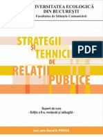 Strategii Si Tehnici de Relatii Publice