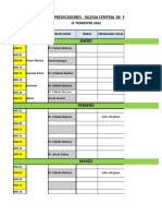 Calendario Predicadores 2022