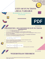 7.9.1 Properties of Continuous Functions