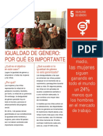 5. Lograr La Igualdad Entre Los Géneros y Empoderar a Todas Las Mujeres y Las Niñas