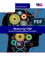 Measuring ITSM - Are Your Processes Making The Grade