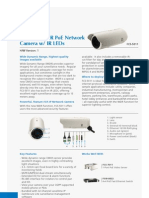 Outdoor WDR Poe Network Camera W/ Ir Leds: Fcs-5011 H/W Version: 1