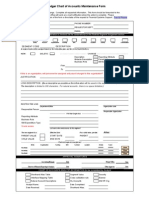 General Ledger Chart of Accounts Maintenance Form: Segment Code Description