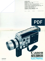 Canon Auto Zoom 814 Electronic - Owners Guide