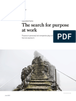 The Search For Purpose at Work