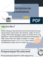 Tugas Pengurangan Hexa