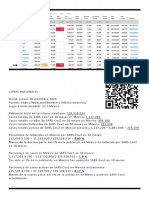 Estadísticas Covid Al 10 de Diciembre de 2020 en México