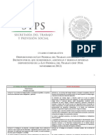 Comparación de la LFT anterior y las reformas de 2012