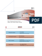 Paper 6: Management Information System Module 9: Role of MIS in Strategic Advantage