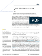 Critical Thinking: A Model of Intelligence For Solving Real-World Problems