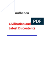 Aufheben - Civilization and Its Latest Discontents