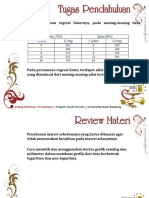 Regresi Linier Data Suhu dan Konsentrasi