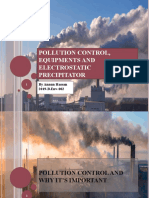 Pollution Control, Equipments and Electrostatic precipitator