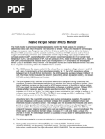 Heated Oxygen Sensor (HO2S) Monitor
