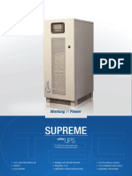 Brochure UPS - Supreme - 10KVA