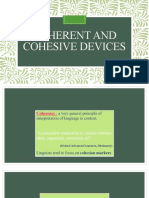 Coherent and Cohesive Writing Devices