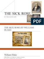 The Sick Rose: by William Blake