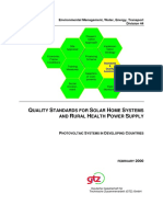 GTZ - Quality - Standards - For - Solar - Home - Systems - and - Rural - Health - Power - Supply Part1