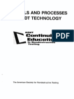 Asnt Materials and Processes for Ndt Technology Harry d Moore