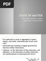 State of Matter: PHD Student Haithem N. Aldeen Department of Pharmaceutics