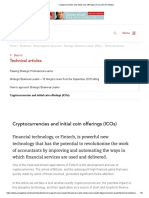 Cryptocurrencies and Initial Coin Offerings (ICOs) - ACCA Global