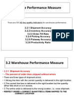 Topic 3.2 Measuring and Benchmarking Warehouse Performance
