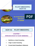 Chapter 1 - Introduction To Plant Breeding