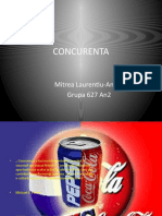 Concurenta Cola vs Pepsi