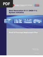 US Department of Transportation (DOT) "Next Generation 911" Proof Of Concept  Deploy Plan v1.0 (2008)