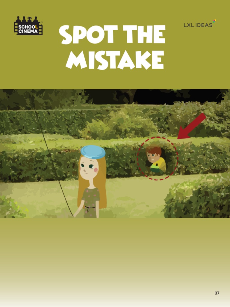 Class 4 Spot The Mistake Pdf