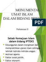 02 Pertemuan 2 Kemajuan IPTEK Islam