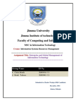 Enterprise and Global Management of Information Technology