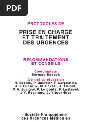 Pro Toc Oles De Prise En Charge Et De Traitement Des Urgences Consentement Eclaire Hypertension Arterielle