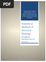 Statistical Methods For Decision Making