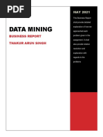 Data Mining Business Report