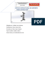 Calculo Estructural Soporte para Extractor