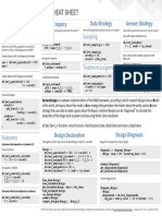 Cheat Sheet: Model Inquiry Data Strategy Answer Strategy