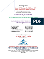 Anurag Engineering College: Bi-Directional EV Charger For V2G and G2V Technology Using MATLAB/SIMULINK