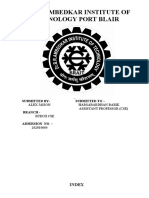 Dr. B. R. Ambedkar Institute of Technology Port Blair: Index